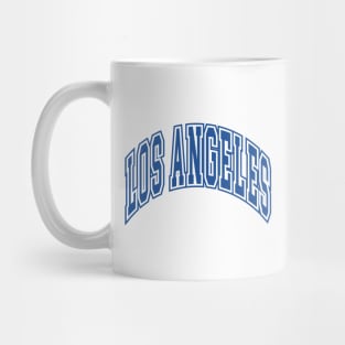 Los Angeles - Block Arch - White/Blue Mug